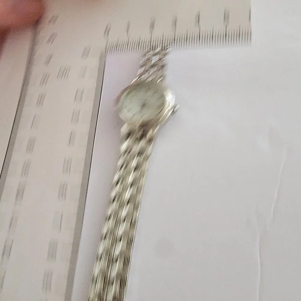Preston Scott Womens Watch White Dial Silver Case Alloy Bracelet Quartz Analog